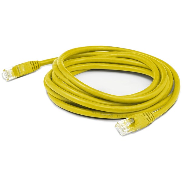 Add-On 7Ft Rj-45 M/M Cat5E Yellow Cu Patch Cbl ADD-7FCAT5EXO-YW